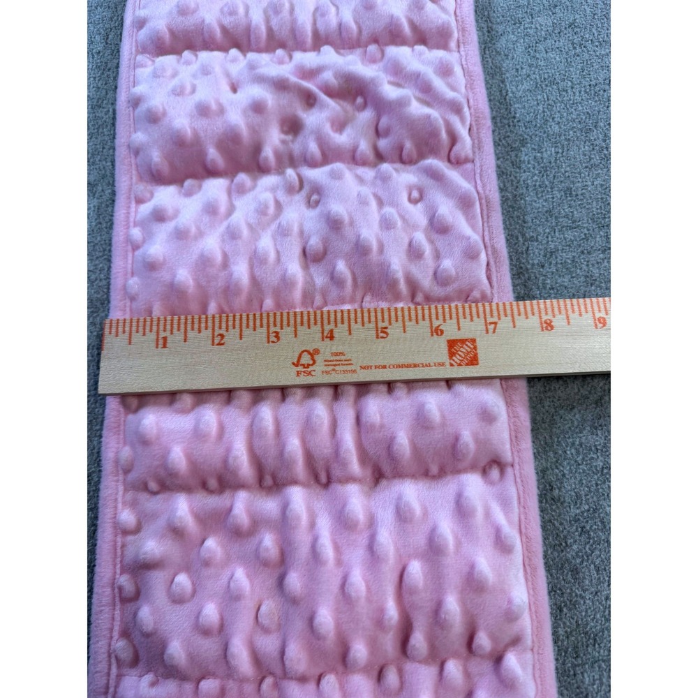 MAXTID Weighted Lap Pad Kids 1lb Pink Minky Dot Sensory Calming Blanket - Picture 6 of 11